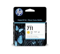 HP Hewlett Packard 711 - Jaune - Original - Cartouche d'encre - pour DesignJet T120 ePrinter, T520 ePrinter