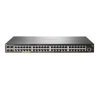 HPE Aruba 2930F 48G PoE+ 4SFP - Commutateur - C3 - Géré - 48 x 10/100/1000 (PoE+) + 4 x Gigabit SFP (liaison montante) - Montable sur rack - PoE+ (370 W)