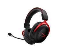 HP HyperX Cloud II Wireless - Casque Gaming Circum-Aural Noir/Rouge 2.4GHz, Haut-Parleurs 53mm, DTS Headphone:X, Micro Anti-Bruit, 30h Autonomie
