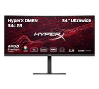 HP HyperX OMEN Moniteur Gaming incurvé 34 Pouces WQHD 200 Hz - OMEN 34c G3 Euro