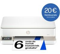 HP Imprimante multifonction Envy 6132e – Eligible à Instant Ink – Blanc