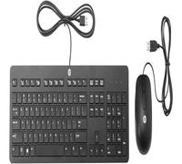 Kit Souris Et Clavier USB Câblé Slim Business Disposition Italienne QWERTY IT