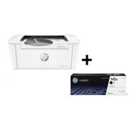 HP LaserJet M110w Imprimante monofonction Laser noir et blanc + Cartouche Toner Authentique Noir W142A
