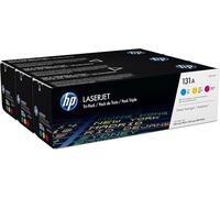 HP Lot de 4 cartouches de toner d'origine 131A pour LaserJet Noir/cyan/magenta/jaune - CF210/1/2/3A