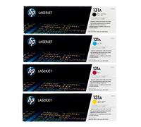 HP Lot de 4 cartouches de toner d'origine 131A pour LaserJet Noir/cyan/magenta/jaune - CF210/1/2/3A