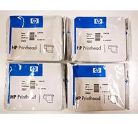 HP Lot de 4 têtes d'impression C4810A/C4811A/C4812A/C4813A Business Inkjet 1100, DesignJet 100/110Plus, OfficeJet 9110/9120/9130 (date de garantie dépassée, entièrement fonctionnelle)