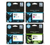 HP Lot de Cartouche d'encre 953XL Noire et 953 Plusieurs Couleurs, Cyan-, Jaune, Magenta