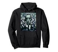 HP Lovecraft Inspiré : Tentacules Monstres en Noir et Blanc Sweat à Capuche