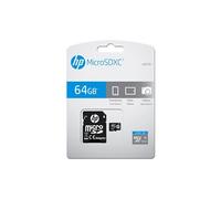 HP Carte microSDXC mi210 64 Go UHS-I U1 Classe 10 avec adaptateur SD