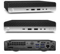 HP Mini-PC Silencieux 18 cm pour Entreprise/Bureau/multimédia, avec 3 Ans de Garantie ! Intel Pentium 4400T 2×2,90 GHz - 8 Go DDR4 - SSD 128 Go NVME - USB 3 - Windows 11 Pro 64 Bits - #8395