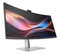 HP 734pm - Series 7 Pro - écran LED - incurvé - 34" - 3440 x 1440 WQHD @ 120 Hz - IPS Black - 400 cd/m² - 2000:1 - DisplayHDR 400 - 5 ms - Thunderbolt 4, HDMI, DisplayPort, USB-C - haut-parleurs - noi
