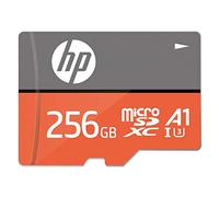 HP mxA1 Carte mémoire microSDXC 256 Go + Adaptateur SD, 100 Mo/s en Lecture, 85 Mo/s en écriture, Classe 10 UHS-I, U3, A1 App Performance pour la vidéo 4K