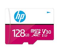 HP mxV30 Carte mémoire microSDXC 128 Go + Adaptateur SD, 100 Mo/s en Lecture, 85 Mo/s en écriture, Classe 10 UHS-I, U3, V30 pour la vidéo 4K
