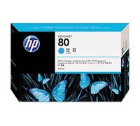 HP N°80 Cartouche d'encre d'origine Cyan HEWC4846A