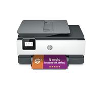 HP OfficeJet Pro 8012e Imprimante tout-en-un Jet d'encre couleur - 6 mois d'Instant ink inclus avec HP+ (A4 Copie Scan Chargeur de documents Recto verso Wifi Bac grande capacité 225 feuilles)