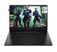 HP Omen 17 - Ordinateur portable de jeu - AMD Ryzen 9-8945HS - 32 Go de RAM DDR5 - SSD PCIe 1 To - Écran 17,3" FHD IPS 144 Hz - Nvidia GeForce RTX 4060 - Clavier QWERTZ 1 zone RVB - Windows 11 Home