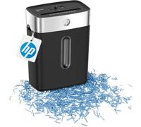 HP Destructeur de documents OneShred 8CC – Coupe croisée P-4, 8 feuilles, 15 L, Noir/Argent