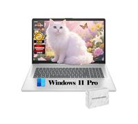 HP Ordinateur portable 17,3", écran FHD, Windows 11 Pro, AMD Ryzen 5 7430U, étudiants et entreprises, mémoire 16 Go, SSD 512 Go, webcam, Wi-Fi, Bluetooth, longue durée de vie, avec accessoires