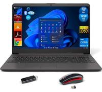 HP Ordinateur Portable 250 G9 Ecran PC Portable 15,6" Full HD Intel Core i3 12Th, 8 Go de RAM DDR4, 512 Go NVMe, Windows 11 Pro, Office 2021 Pro Plus, Souris Sans Fil + Clé USB 32 Go - Ordinateur