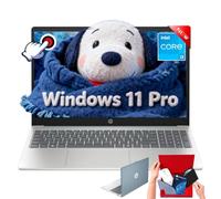 HP Ordinateur portable à écran tactile 15.6 - 16 Go de RAM, SSD 512 Go, Windows 11 Pro, FHD antireflet, Intel Core i3-N305, carte graphique Intel UHD, Copilot AI, longue durée de vie de la batterie
