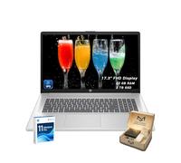 HP Ordinateur portable FHD 17,3 pouces, pour affaires et étudiants, écran anti-reflets FHD IPS de 17,3 pouces, Intel Core i3-N305 pour les tâches quotidiennes, batterie longue durée, Windows 11 Pro