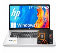 HP Ordinateur portable professionnel 17 pouces édition 2025/2026, écran FHD IPS de 17,3", processeur Ryzen AMD série 7000 (Beats Intel i7-1355U opilote, 32 Go de RAM, 1 To SSD, HDMI, Wi-Fi 6