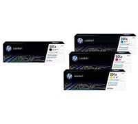 HP Original 201A Lot de 4 toners Noir/cyan/magenta/jaune (CF400A, CF401A, CF403A, CF402A)