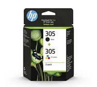 HP Pack de 2 cartouches d'encre authentiques 305 3 couleurs / noir