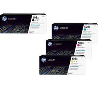 HP Original 508X Toner Set 4er noir, cyan, magenta, jaunehaute capacité (CF360X, CF361X, CF363X, CF362X) (OPCF360X)