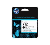 HP Original 712 Cartouche Toner Imprimante Noir DesignJet 80 ml 3ED71A