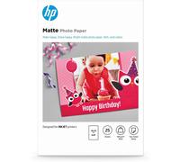 HP Papier photo 7HF70A 10,0 x 15,0 cm mat 180 g/qm 25 feuilles