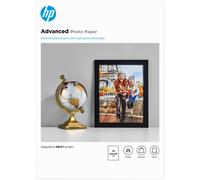 HP Papier Photo Advanced Glacé A4, 250 g/m², 210 x 297 mm, 25 feuilles, Finition Gloss, Q5456A - Usage Professionnel, Température 15-30°C