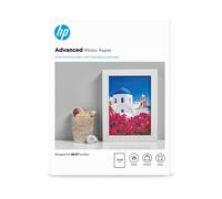 HP Papier Photo Advanced Gloss 250 g/m² 13x18 cm (127x178 mm) 25 feuilles - Impression Jet d'Encre - Réf: Q8696A