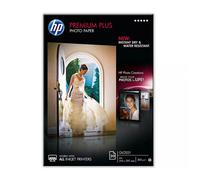 HP Papier photo brillant A4 blanc 300g Premium Plus pour Jet d'encre - Boîte de 20 feuilles