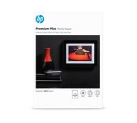 HP Papier Photo Premium Plus Satiné 300 g/m² A4 (210x297 mm) 20 feuilles - Référence CR673A - Format A3, Finition Semi Brillant