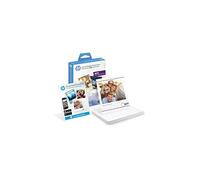 HP Social Media Snapshots Removable Sticky Photo Paper-25 sht/10 x 13 cm Blanc Semi brillant