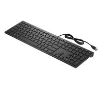 HP PAV WIRED KEYBOARD 300 EN clavier Bureau USB Noir
