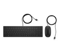 HP Pavilion 400 - Ensemble clavier et souris - USB - noir de jais