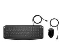 HP Pavilion KEYBOARD AND MOUSE 200 Pack clavier souris Universel USB Noir