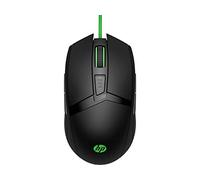 HP Pavilion 300 - Souris Gaming Noire (Filaire - USB, 8 Boutons Programmables, 5 000 DPI, Rétroéclairage LED RGB, Ambidextre)