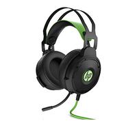 HP Pavilion 600 Casque Gaming Filaire USB (Son Surround 7.1, Micro Amovible, Eclairage LED Vert) - Noir/Vert