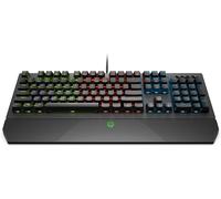 HP Clavier de gaming Pavilion 800, Taille réelle (100 %), Avec fil, USB, Clavier mécanique, Noir 5JS06AA#ABB