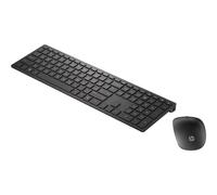HP Pavillon Clavier et souris sans fil 800 (noir) - Pleine taille (100%) - Sans fil - Bluetooth - Membrane Key Switch - Noir - Souris incluse