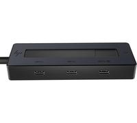 HP - PC Hub multiport 4K USB-C, câble Tout-en-Un, Puissance jusqu'à 65 W, 4 Ports USB-C avec Vitesse jusqu'à 10 Gbps, Compatible avec Windows 10, Windows 11, WoA, ChromeOS, Android, MacOS, iPadOS,