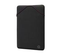 HP - PC Protection réversible pour Ordinateur Portable jusqu'à 15,6, Design réversible, Gris/Mauve