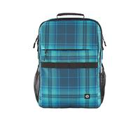 HP - PC Sac à Dos HP Campus XL, Mixte, Tartan Bleu, 16,1