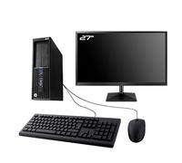 HP PC Workstation Z230 SFF Ecran 27" Intel I3-4130 RAM 32Go SSD 480Go W11 WiFi
