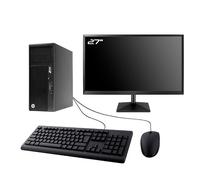 HP PC Workstation Z230 Tour Ecran 27" Intel I5-4570 RAM 16Go SSD 480Go W11 WiFi