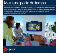 HP Poly Studio R30 - USB-Videoleiste Accessoires informatiques Gris Original 842D2AA