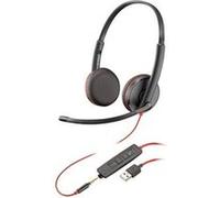 HP Poly Blackwire 3225 - Blackwire 3200 Series - micro-casque - sur-oreille - filaire - USB, jack 3,5mm - noir - Certifié Skype, certifié Cisco Jabber, Certifié Avaya Noir G